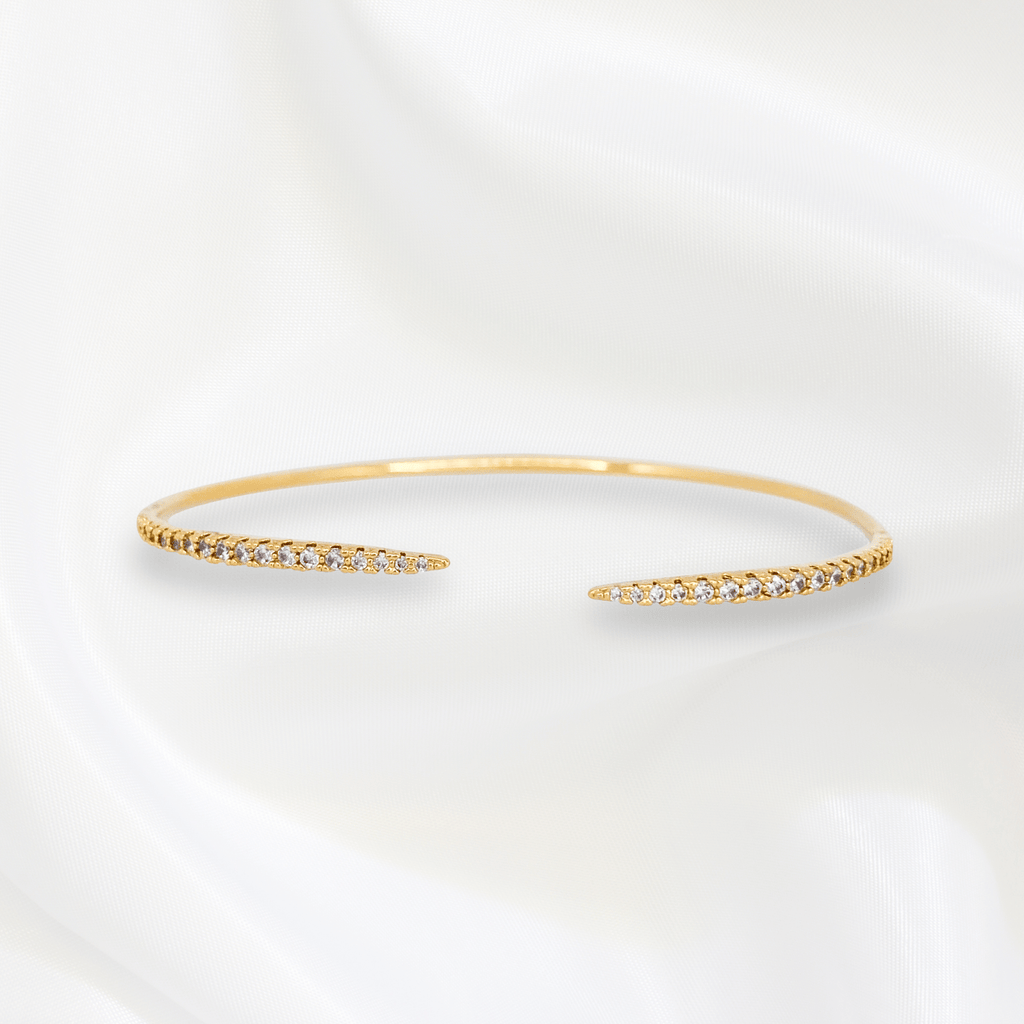 Taryn Thin Bangles in Gold