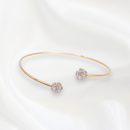 Telyn Thin Bangles in Gold