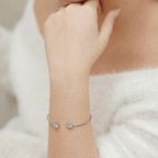 Tess Thin Bangles in Rhodium