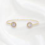 Tess Thin Bangles in Gold