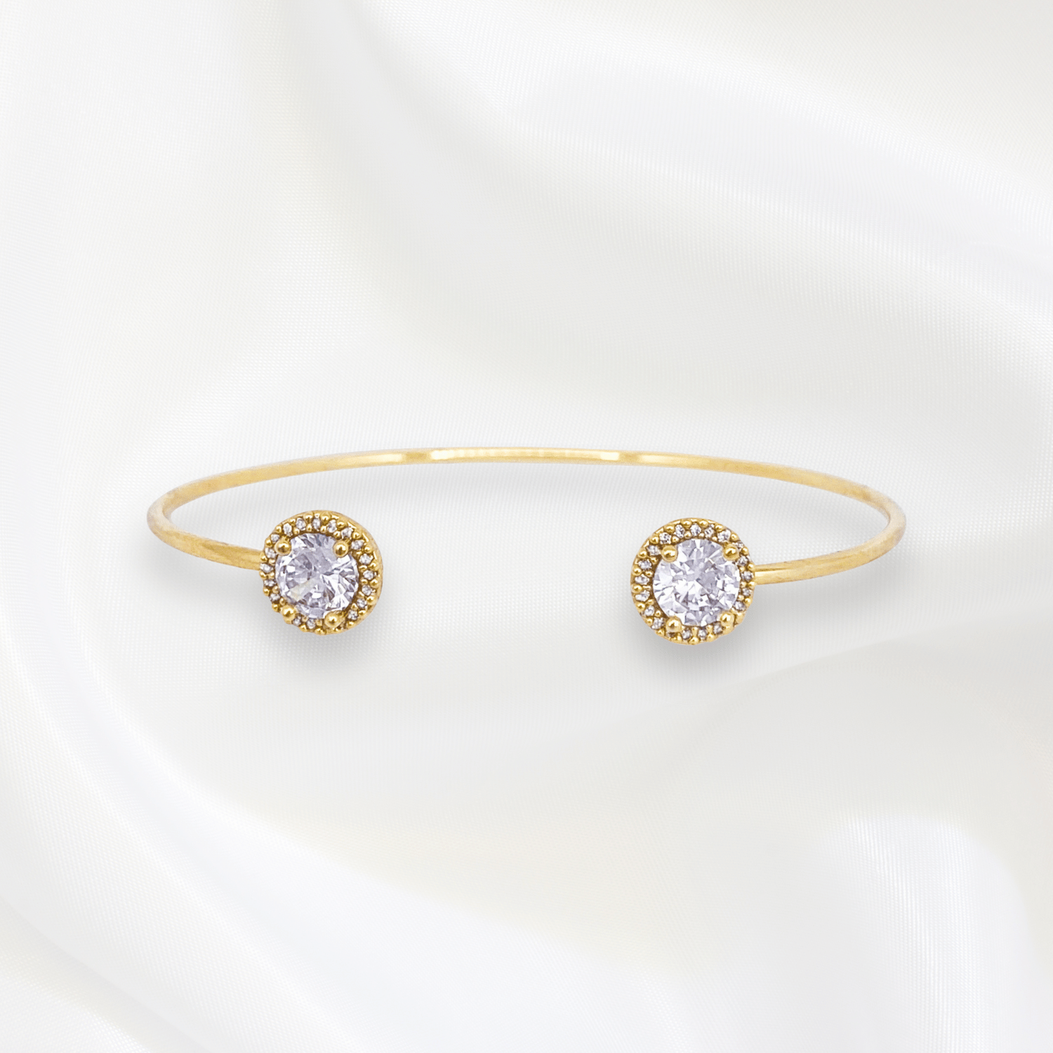 Tess Thin Bangles in Gold