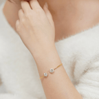 Tess Thin Bangles in Gold