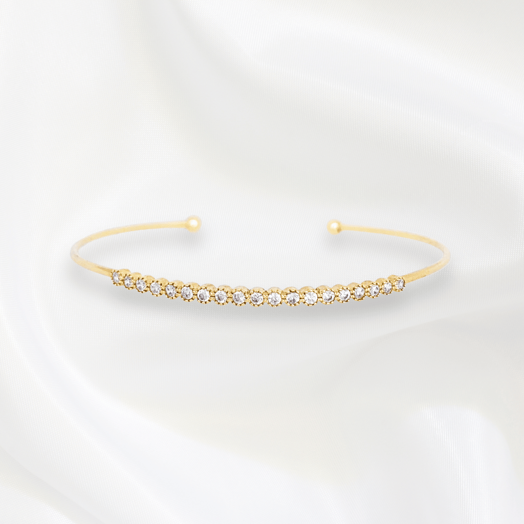 Tori Thin Bangles in Gold