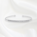 Tori Thin Bangles in Rhodium