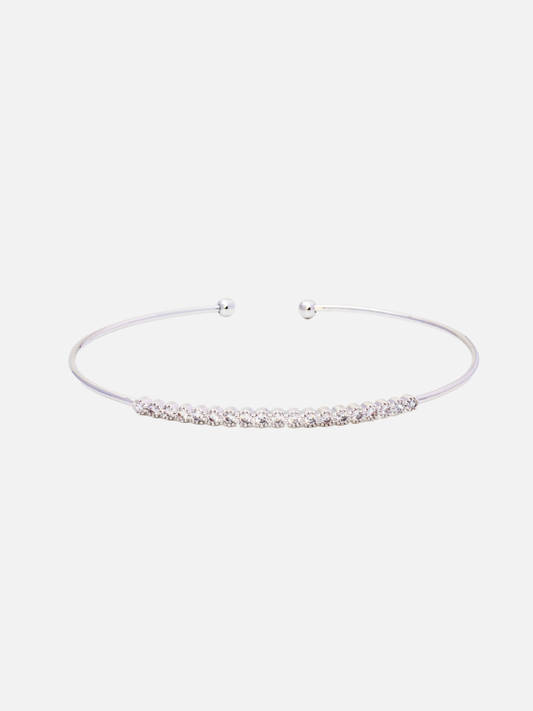 Tori Bangle in Rhodium