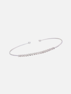 Tori Bangle in Rhodium