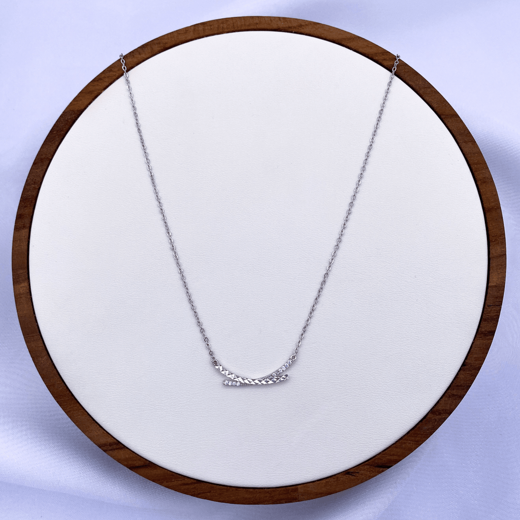 Valerie Necklace in Rhodium