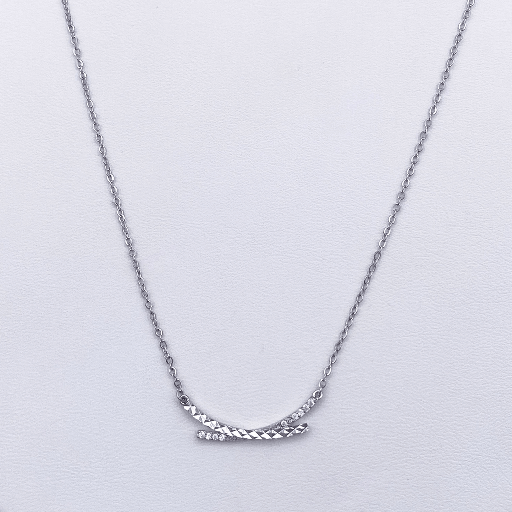 Valerie Necklace in Rhodium