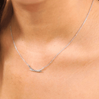 Valerie Necklace in Rhodium