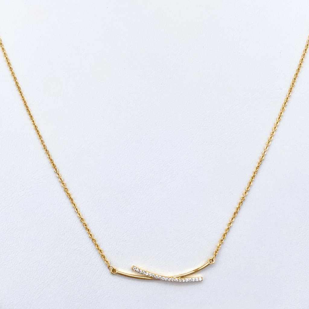 Veeka Necklace in Gold