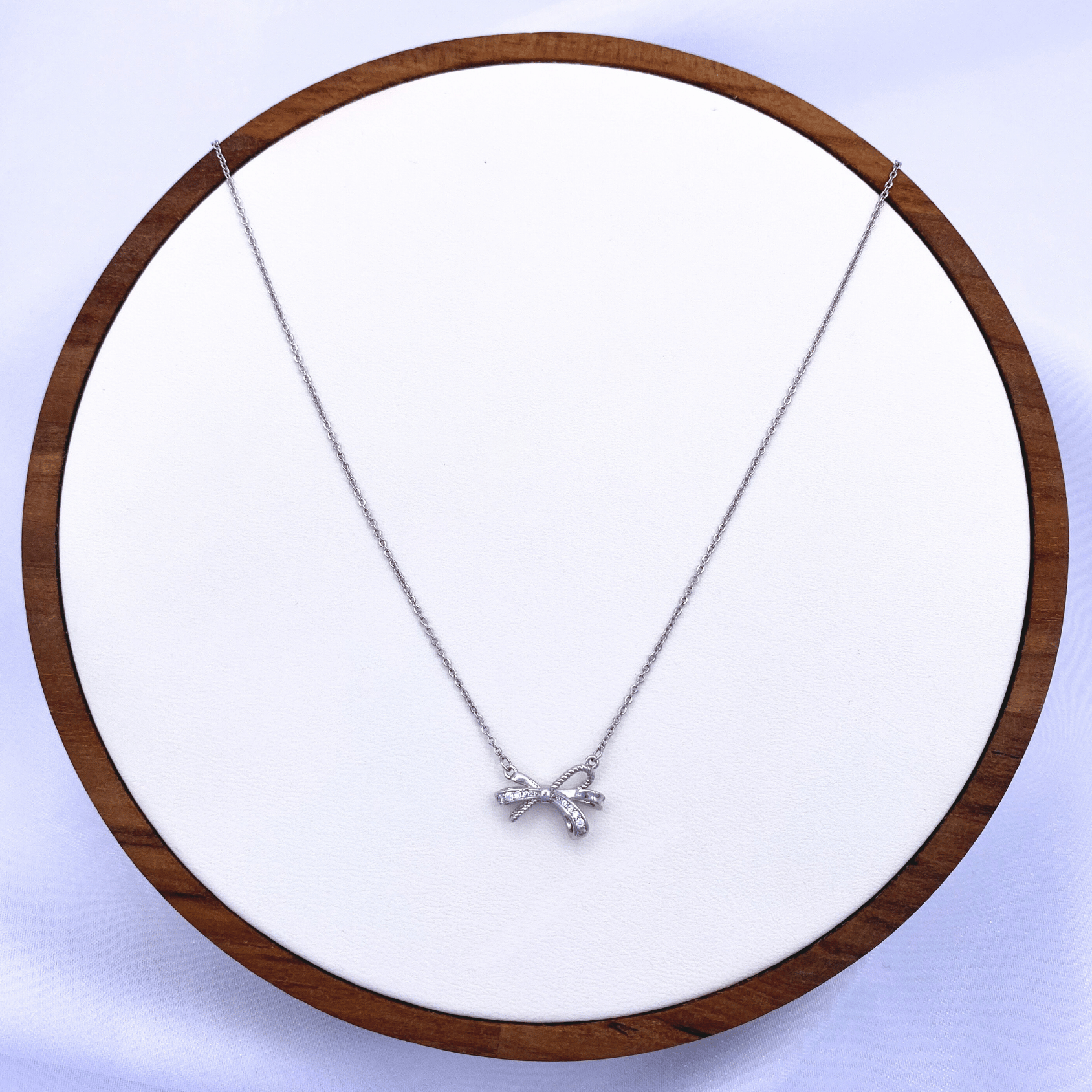 Ophira Necklace in Rhodium