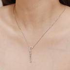 Vielle Necklace in Rhodium