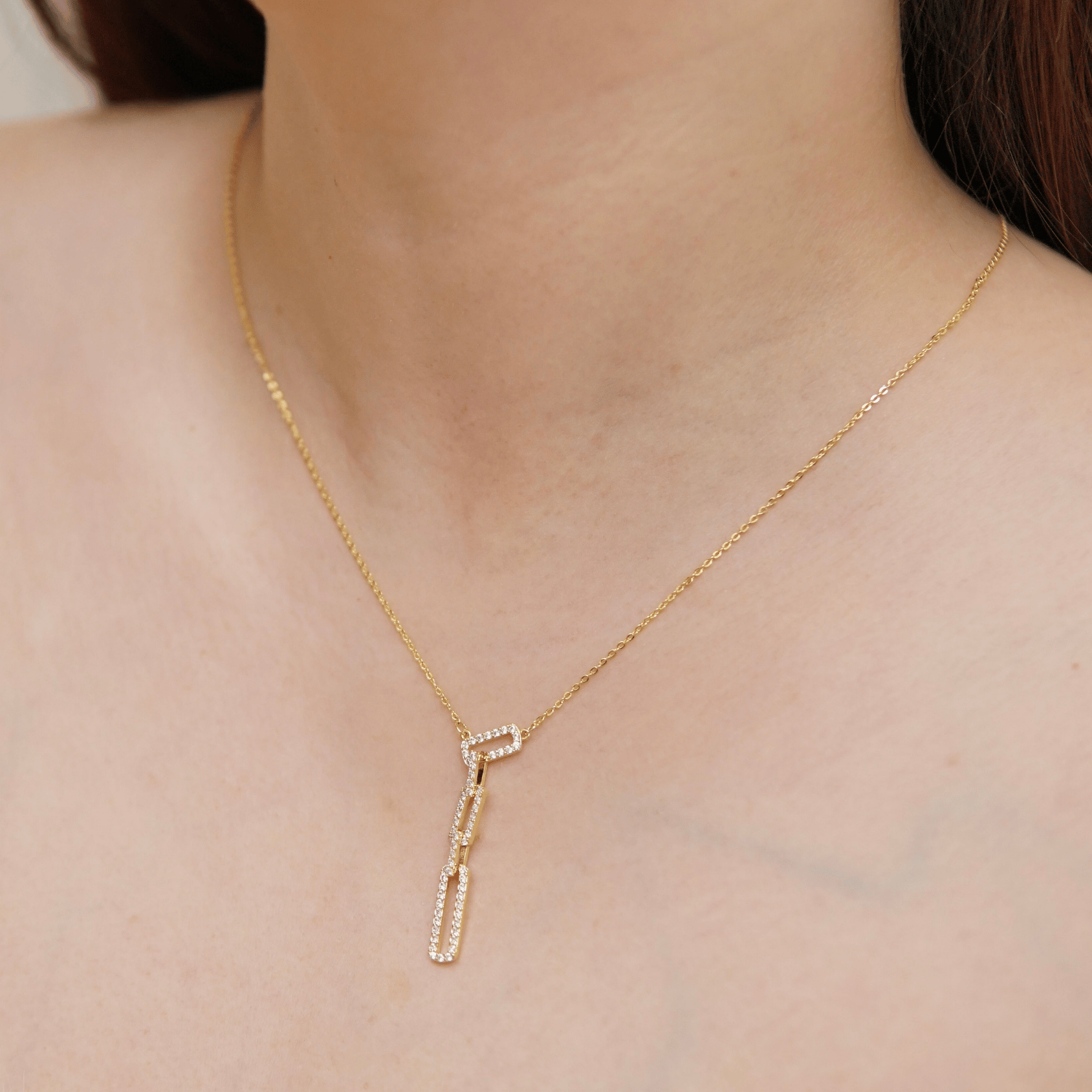 Vielle Necklace in Gold