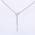 Voanne Necklace in Rhodium