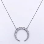 Vyl Necklace in Rhodium