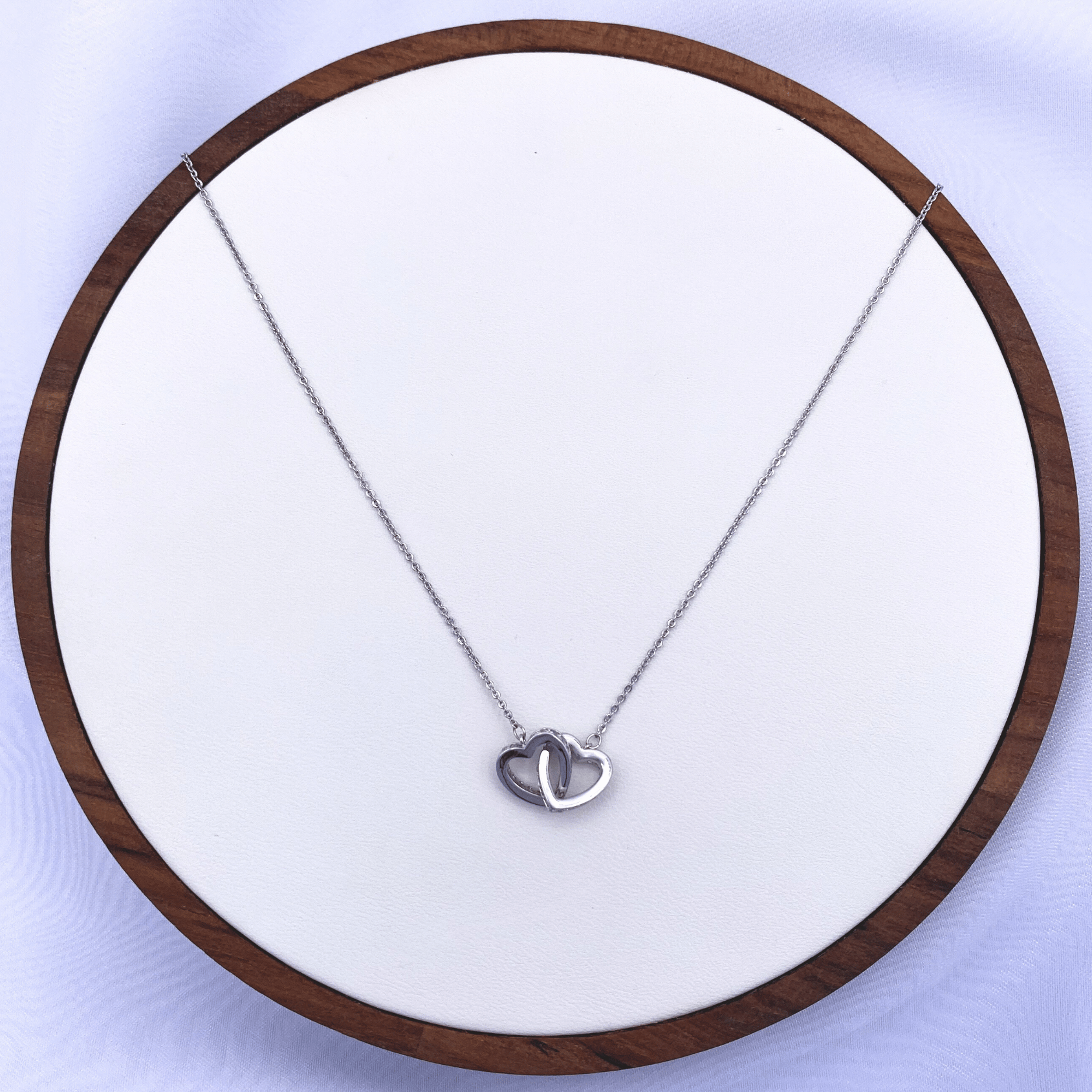 Ozella Necklace in Rhodium