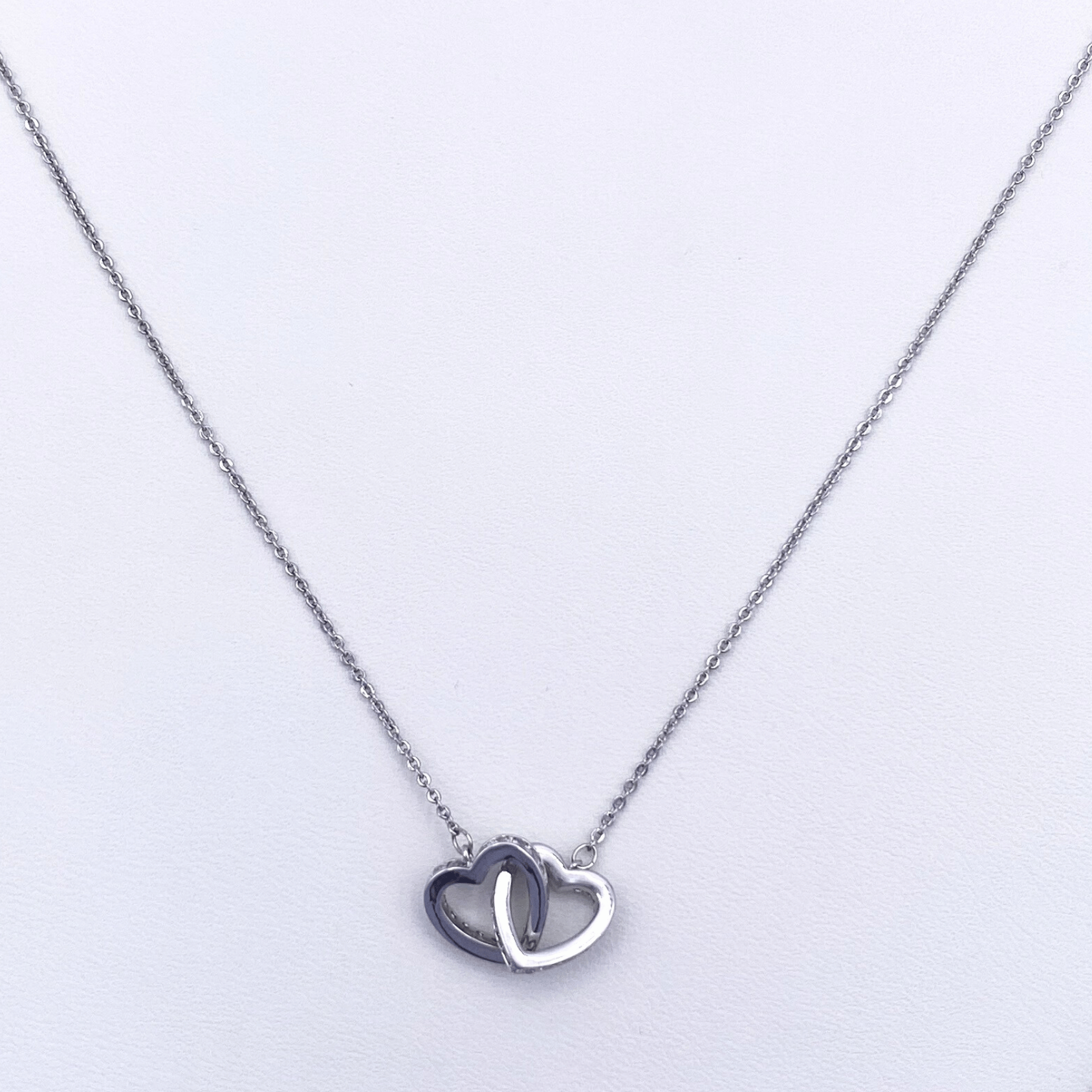 Ozella Necklace in Rhodium