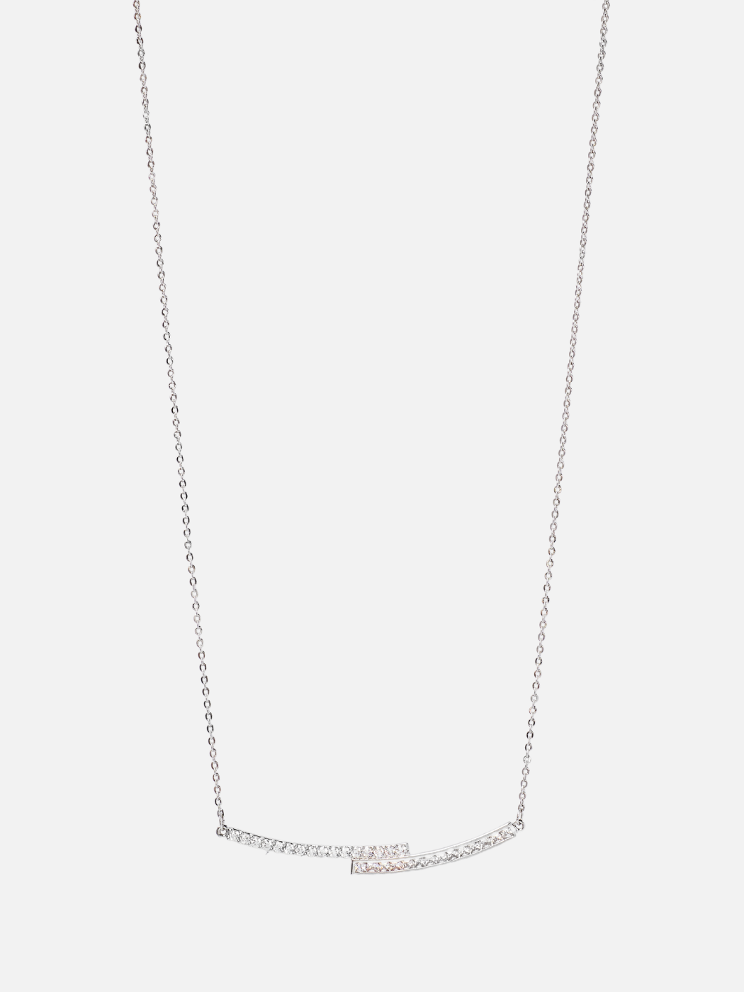 vaz pendant necklace in rhodium