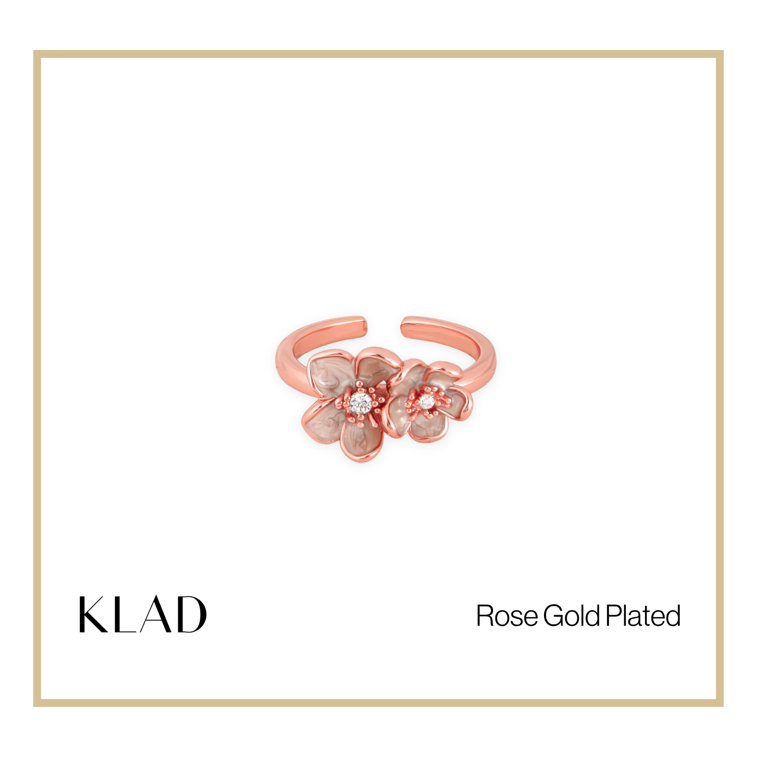 Venetia Ring in Rose Gold