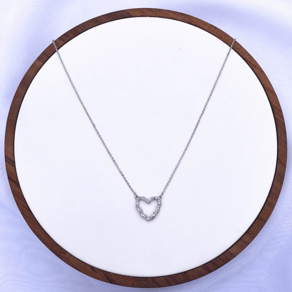 Orsina Necklace in Rhodium