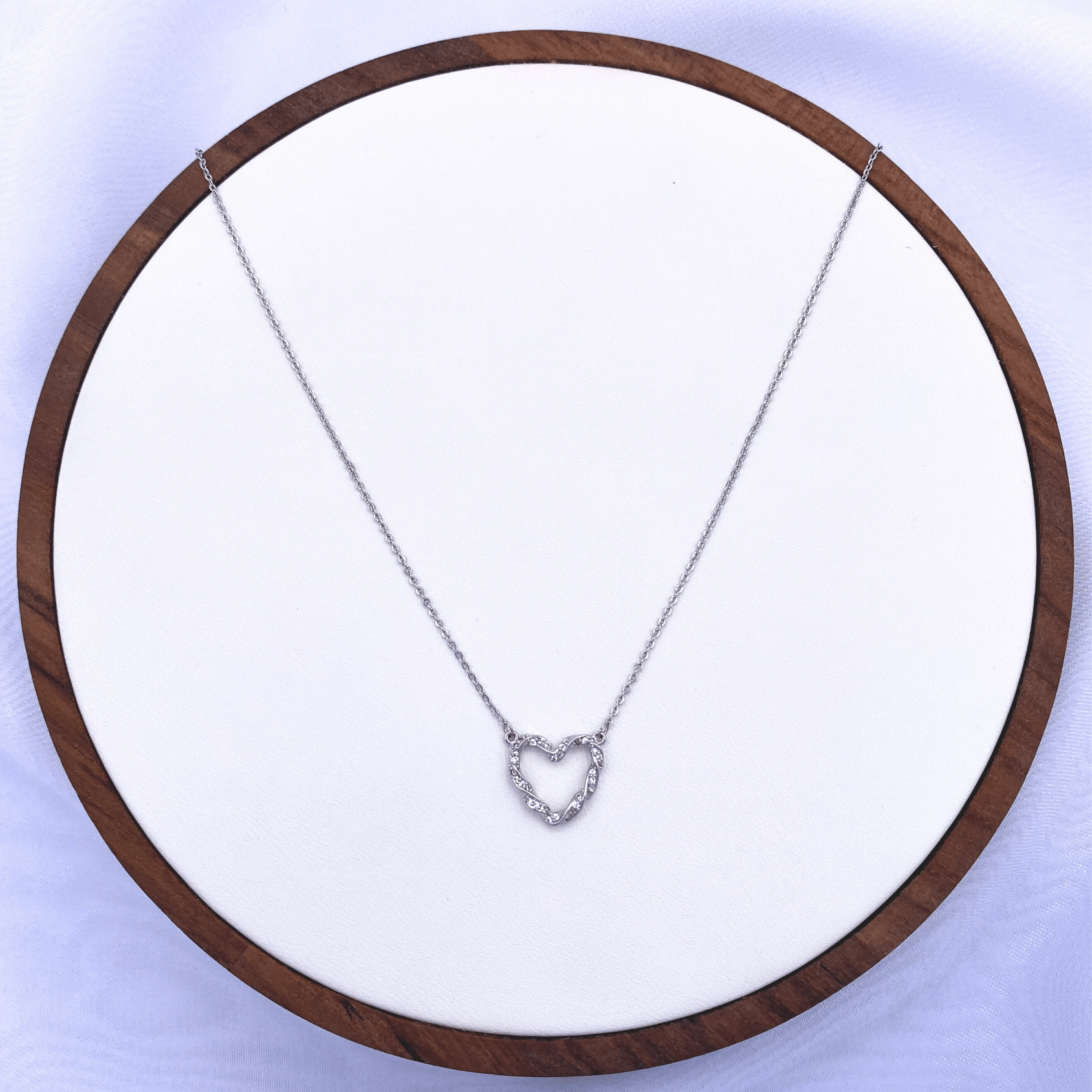 Orsina Necklace in Rhodium