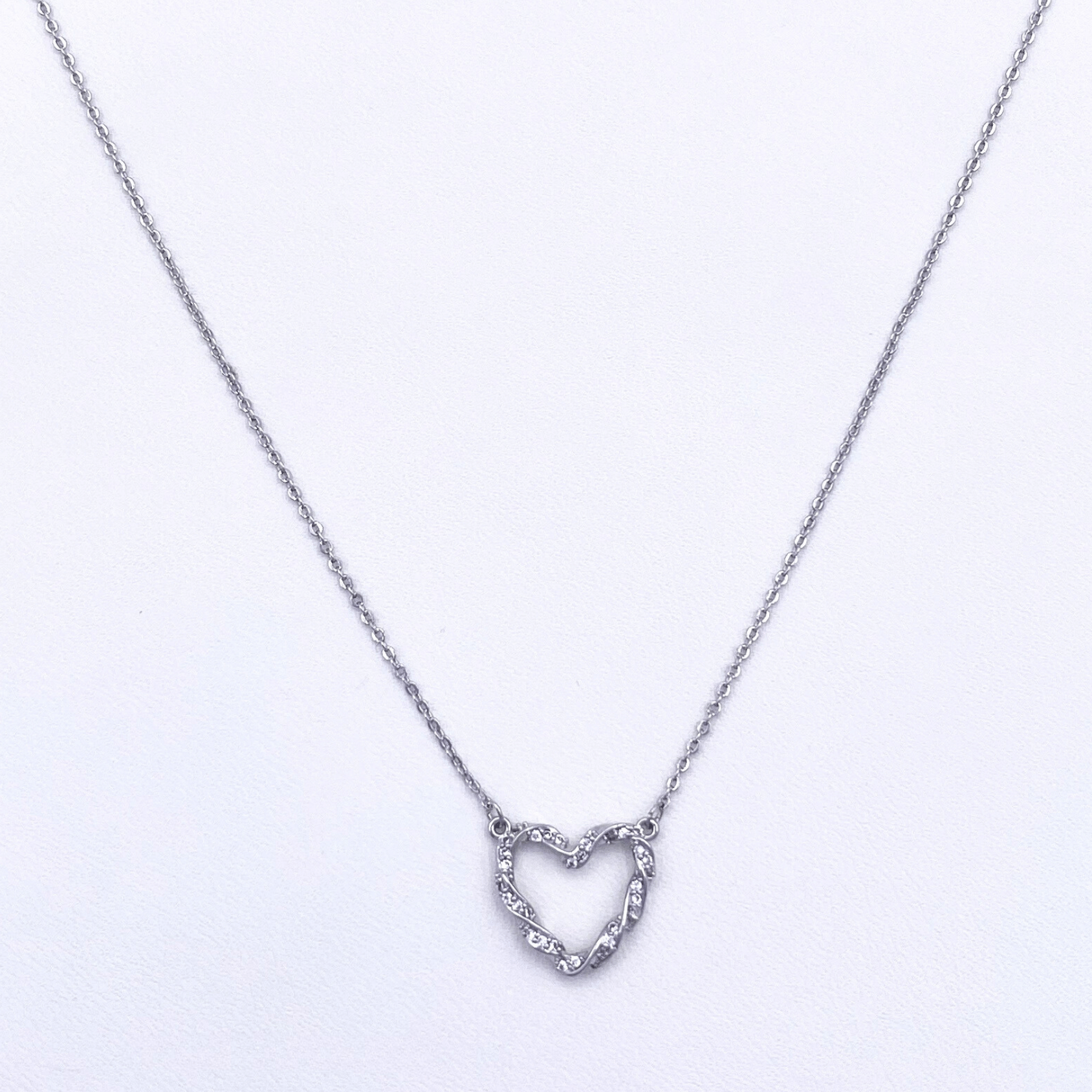 Orsina Necklace in Rhodium