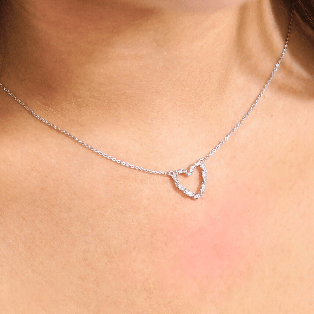 Orsina Necklace in Rhodium