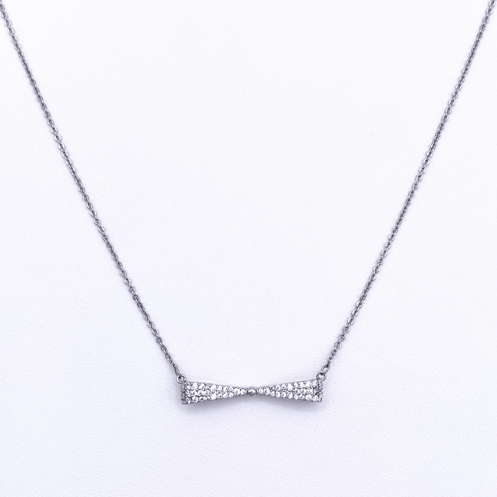 Olenna Necklace in Rhodium