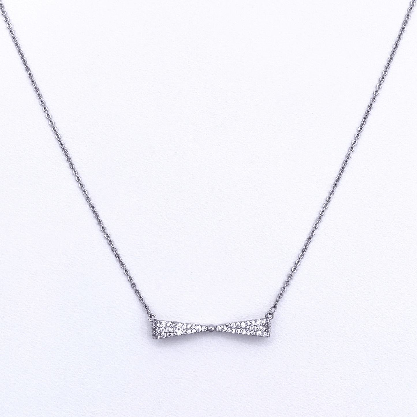 olenna necklace in rhodium