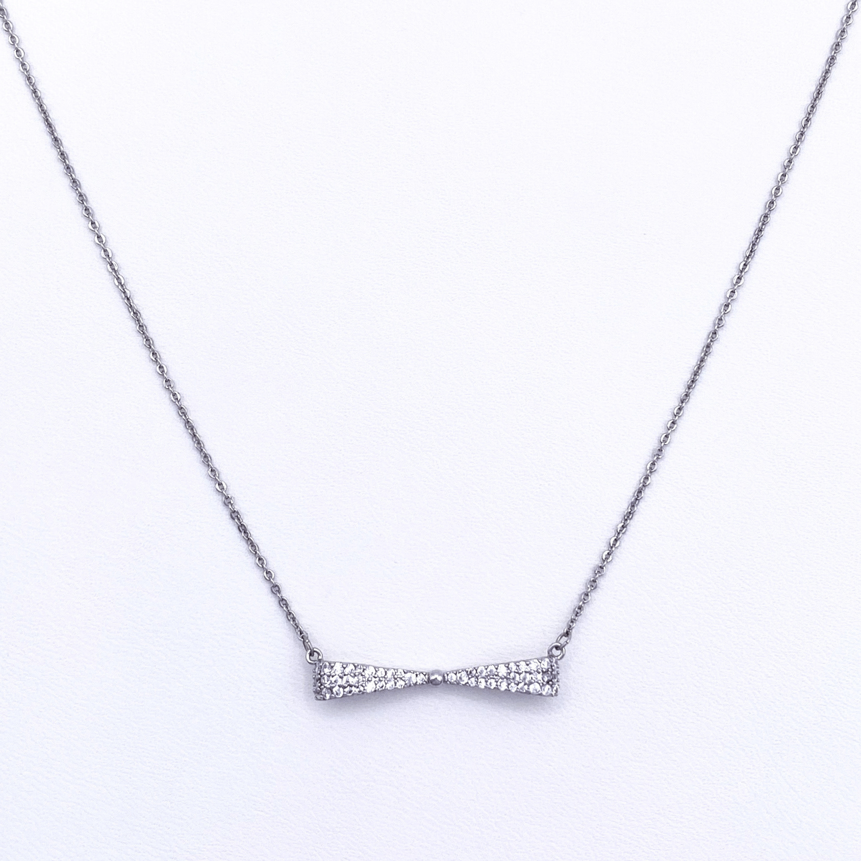 Olenna Necklace in Rhodium