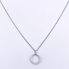 Vitani Necklace in Rhodium
