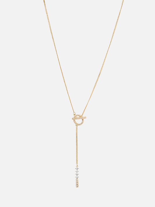 Voanne Pendant Necklace in Gold