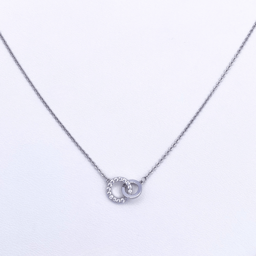 Vynie Necklace in Rhodium