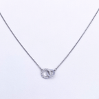 Vynie Necklace in Rhodium