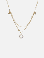 Xerra Layered Necklace in Gold