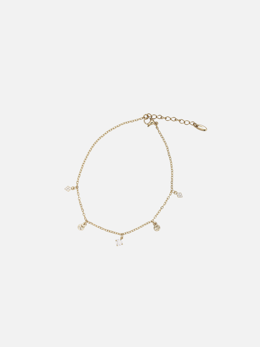 Xiella Anklet in Gold