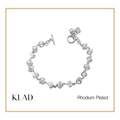 Xiua Bracelet in Rhodium