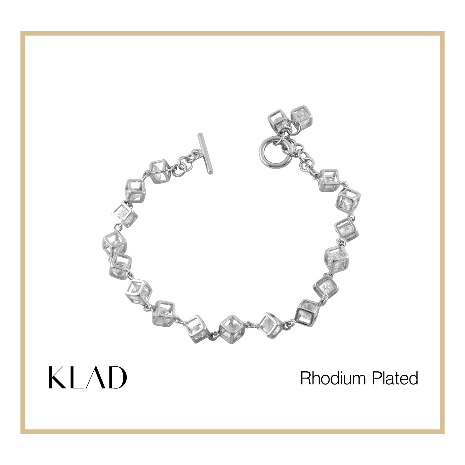 Xiua Bracelet in Rhodium