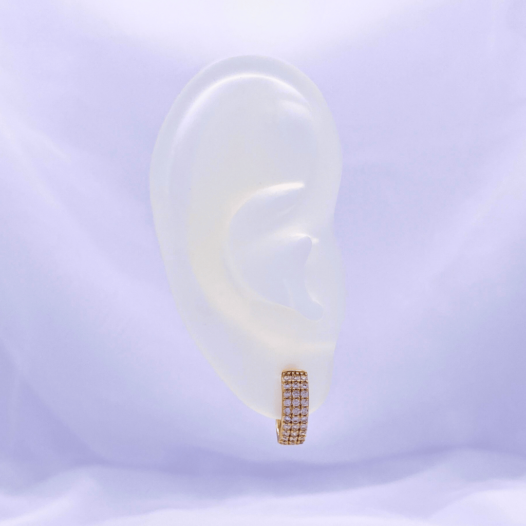 Xolina Hoop Earrings in Gold