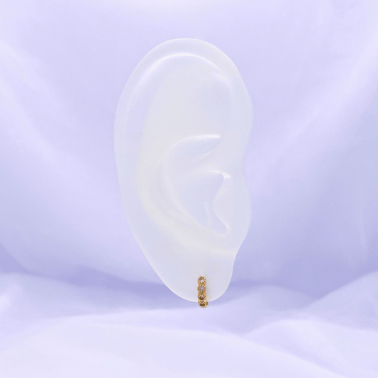 Xyaelle Hoop Earrings in Gold