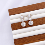 Xylia Dangling Earrings in Gold