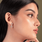 Xylia Dangling Earrings in Gold