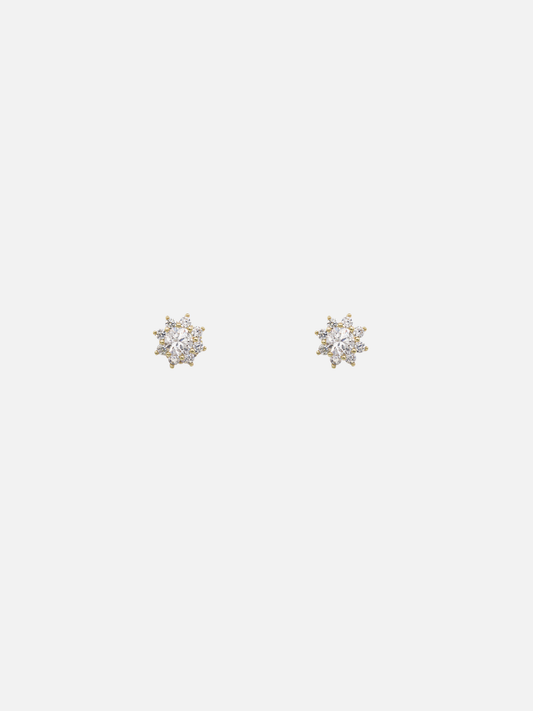 Xyma Stud Earrings in Gold