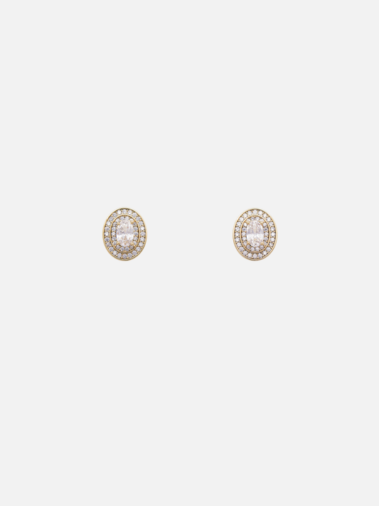 Xymara Stud Earrings in Gold