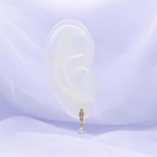 Xynara Hoop Earrings in Gold