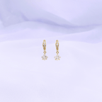 Xynara Hoop Earrings in Gold