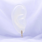 Xyra Hoop Earrings in Gold