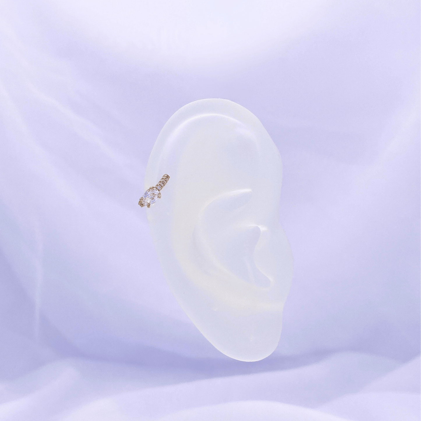 xyviona ear cuff earrings in gold