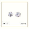 Zabelle Stud Earrings in Gold