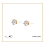 Zabelle Stud Earrings in Gold